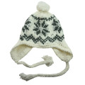 Jacquard Schnee Weihnachten Hut Winter Mädchen Beanie